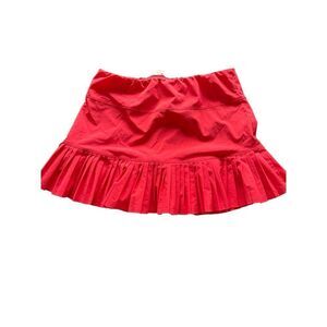 Tennis Skort Skirt-Size medium -pleated bottom red